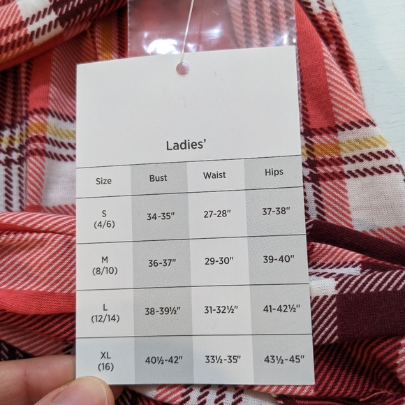 Bobbie Brooks Woman's Super Soft Plaid Long Sleeve Button-Front Shirt - Size: S. - Picture 2 of 7